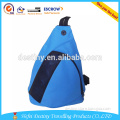 Hot selling cool boys one shoulder bag triangle backpack